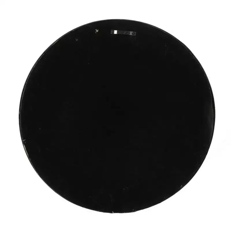 MAYEERTY 23.5 Circle Wall Mirror with Wooden Black Frame, Antique Classic Decor Mirror for Living Room, Foyer, Bathroom, Office