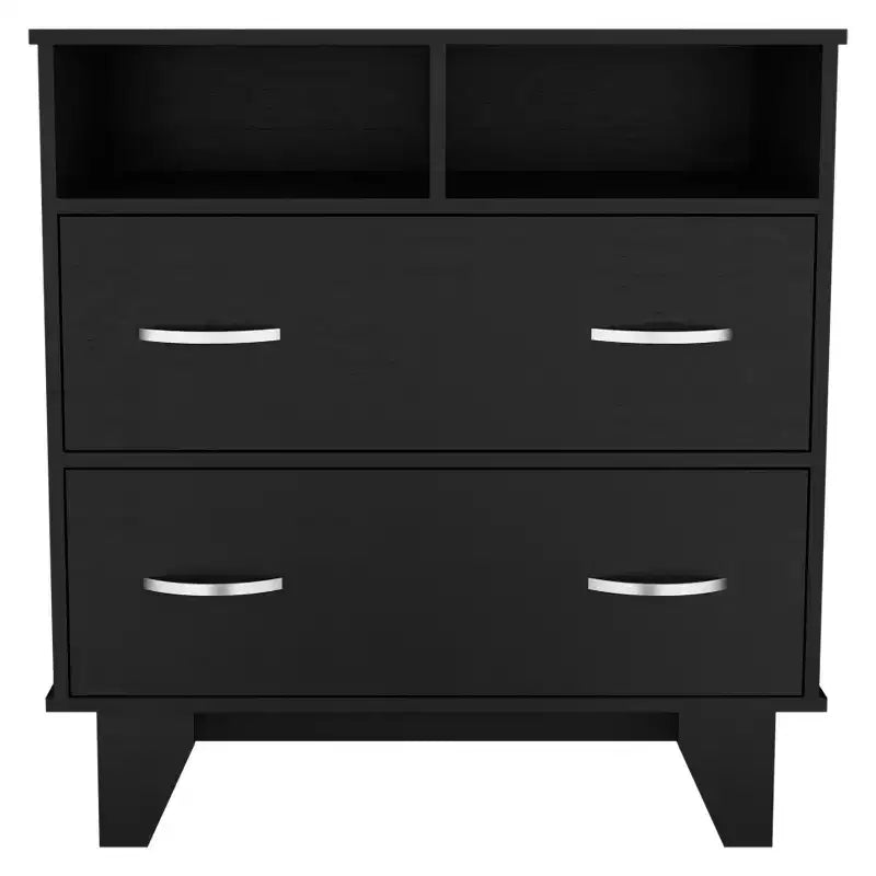 2-Drawer 2-Shelf Dresser Wenge