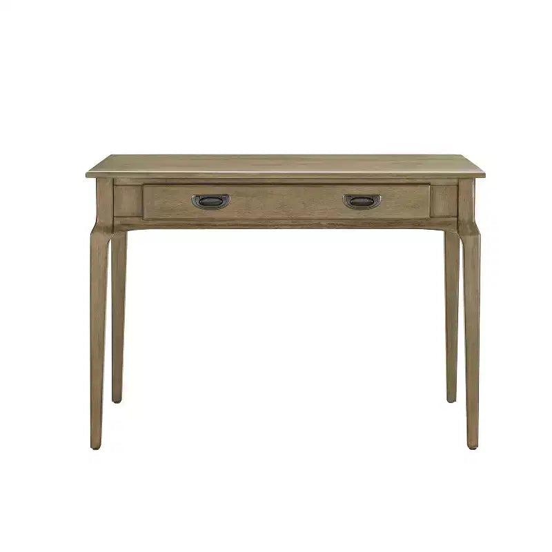 HomeStock 29 in.H Gray Color Wood Veneer Computer Desks with File Drawer