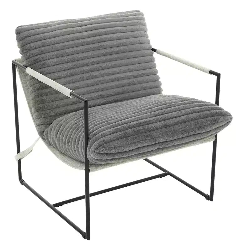 COZONY 31 Modern Accent Chair, Linen Upholstery, High-Density Foam, Sturdy Metal Frame, Easy Assembly, Living Room, Bedroom, Home Office