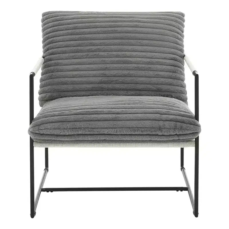COZONY 31 Modern Accent Chair, Linen Upholstery, High-Density Foam, Sturdy Metal Frame, Easy Assembly, Living Room, Bedroom, Home Office
