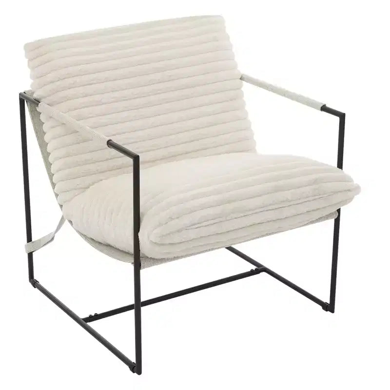 COZONY 31 Modern Accent Chair, Linen Upholstery, High-Density Foam, Sturdy Metal Frame, Easy Assembly, Living Room, Bedroom, Home Office