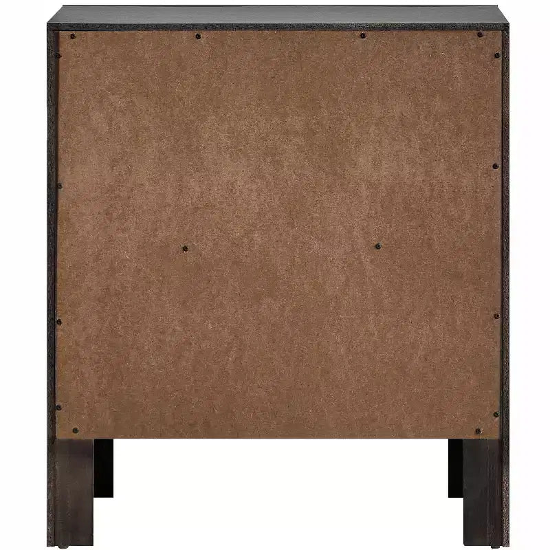 Passion Furniture Rustica 2-Drawer 24 in. W Nightstand