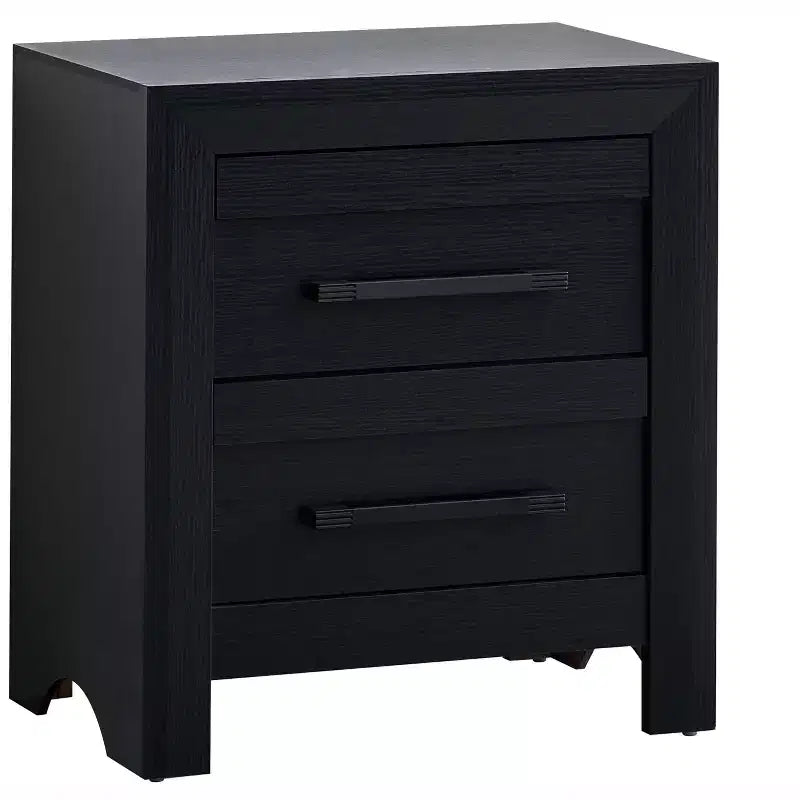Passion Furniture Rustica 2-Drawer 24 in. W Nightstand