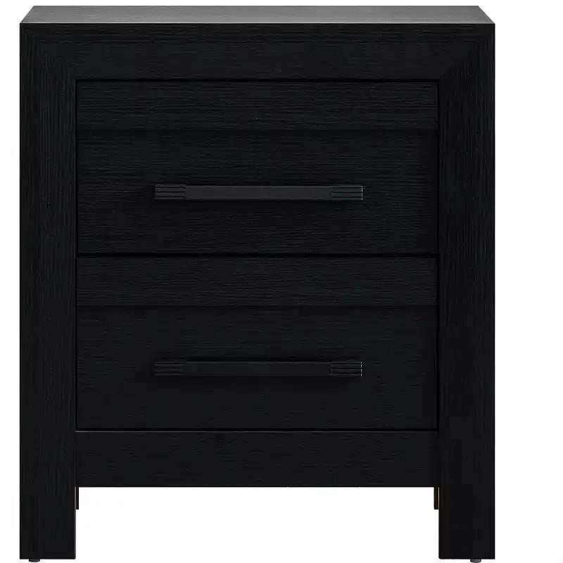 Passion Furniture Rustica 2-Drawer 24 in. W Nightstand