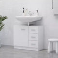 vidaXL Sink Cabinet White Engineered wood Medium Bathroom Sink Cabinet