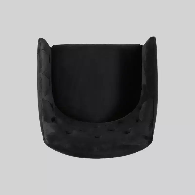 McDonough Modern Tufted Glam Accent Chair Black - Christopher Knight Home
