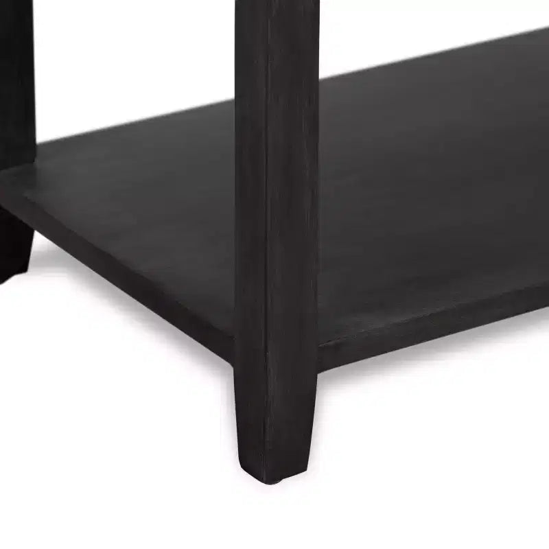 Elmhurst Cabinet Dark Gray - Finch: Traditional Style, Bronze Hardware, Wood Frame, 2 Doors, 2 Drawers