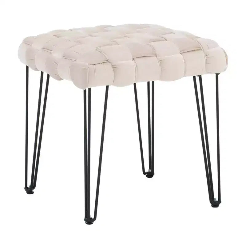 Kylie Square Ottoman Stool - Linon