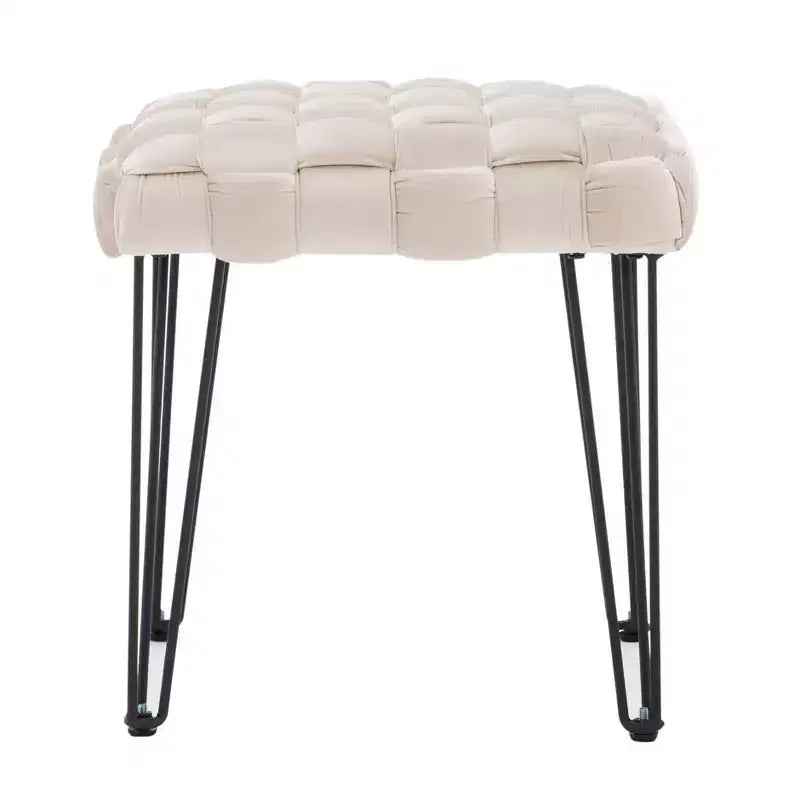 Kylie Square Ottoman Stool - Linon