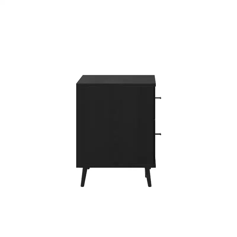 Flash Furniture Nelson 65 Mid Century Modern TV Stand for up to 60 TV's with Adjustable Shelf and Storage Drawers