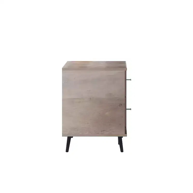 Flash Furniture Nelson 65 Mid Century Modern TV Stand for up to 60 TV's with Adjustable Shelf and Storage Drawers